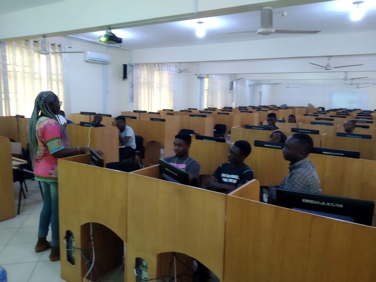 Teaching at Global Code in Ghana
